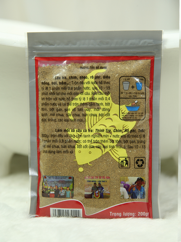 Mồi câu cá Rô phi ( 200g ) - Mồi câu cá Hùng Vương 2