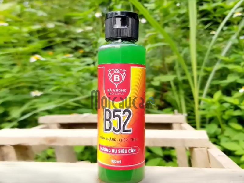 Sản phẩm hương dụ siêu cấp B52 từ Mồi câu cá Bá Vương sắp được ra mắt thị trường.
